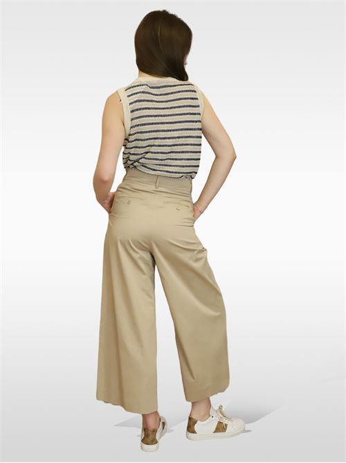 Pantaloni in raso di cotone MAXMARA WEEKEND | 2351311331600001